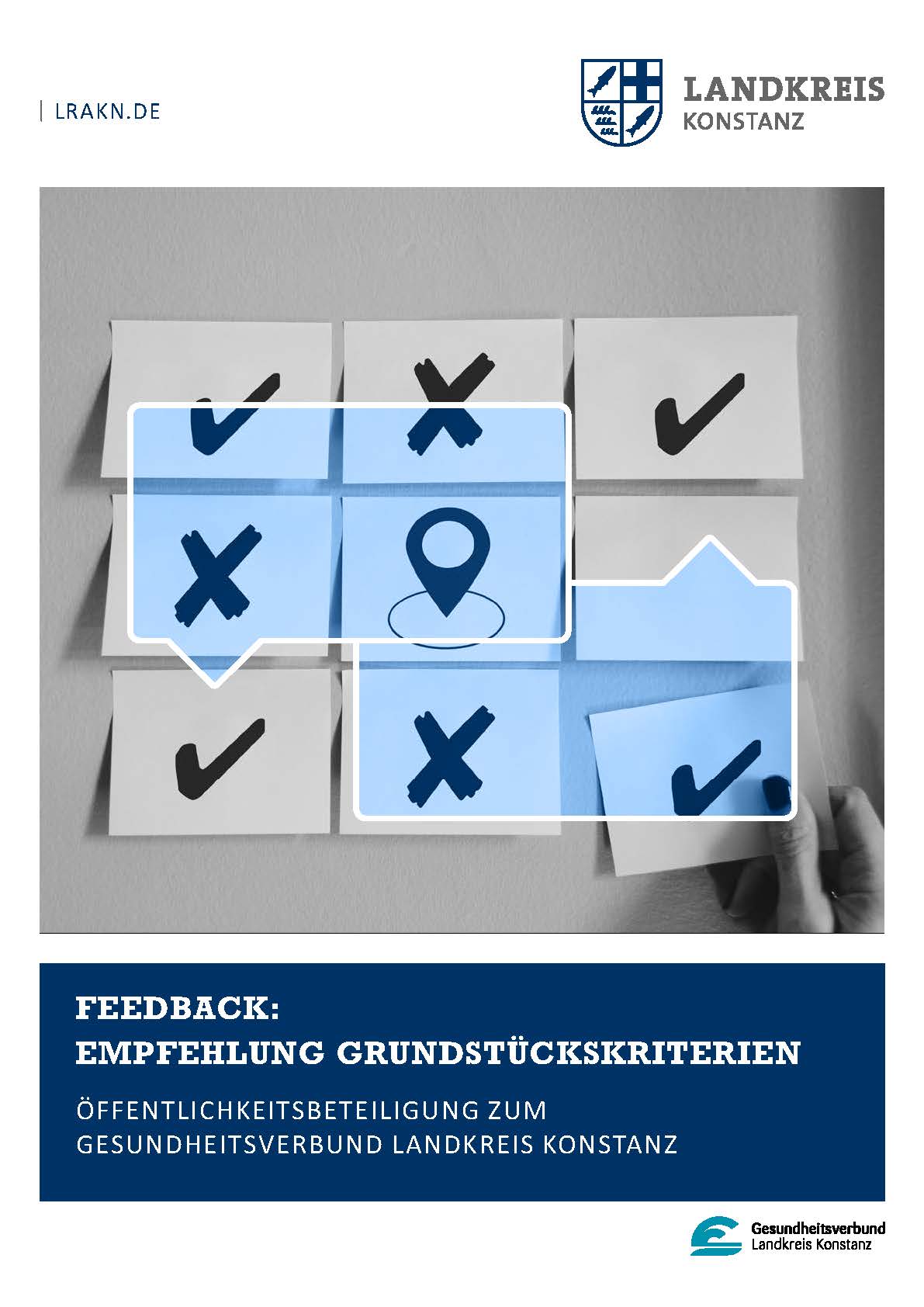 Cover: Feedback Empfehlung Grundstückskriterien